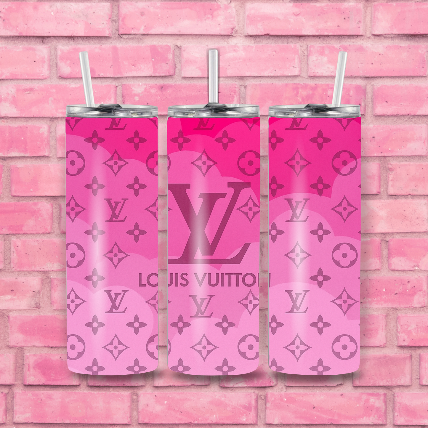 Pink Designer-Inspired Stainless Steel 20ozTumbler