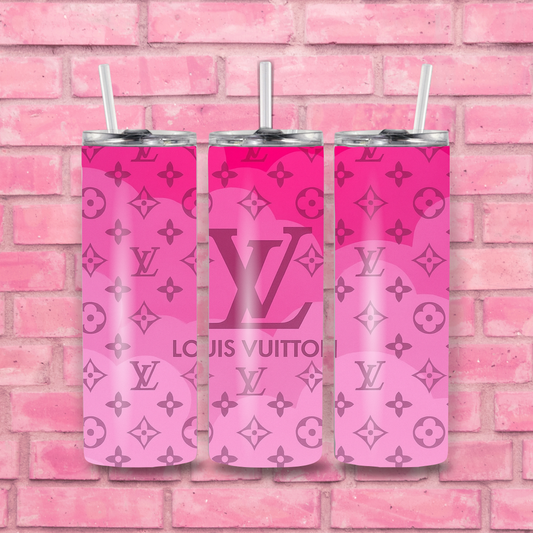 Pink Designer-Inspired Stainless Steel 20ozTumbler